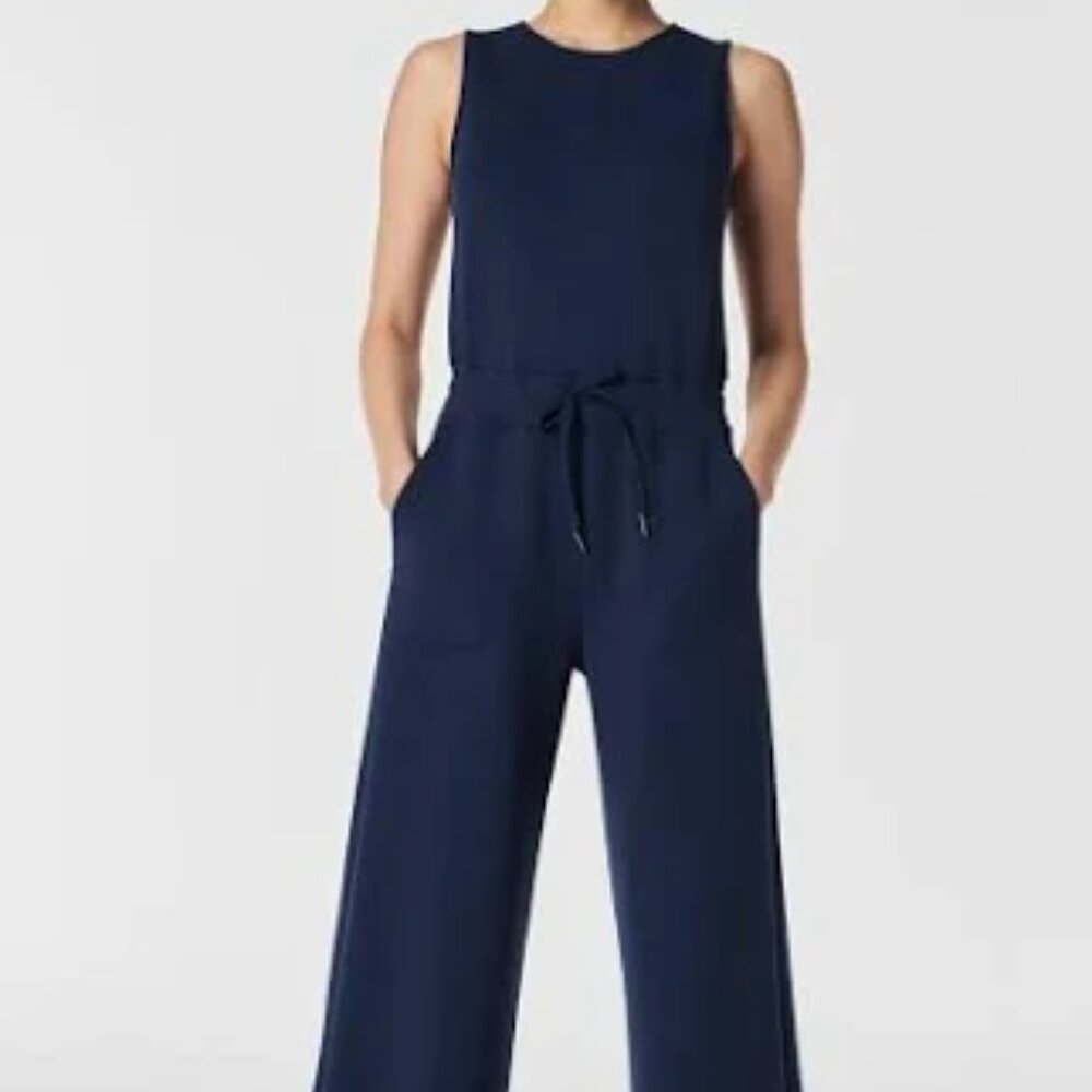 Spanx AirEssentials Jumpsuit Classic Navy Size Small $148